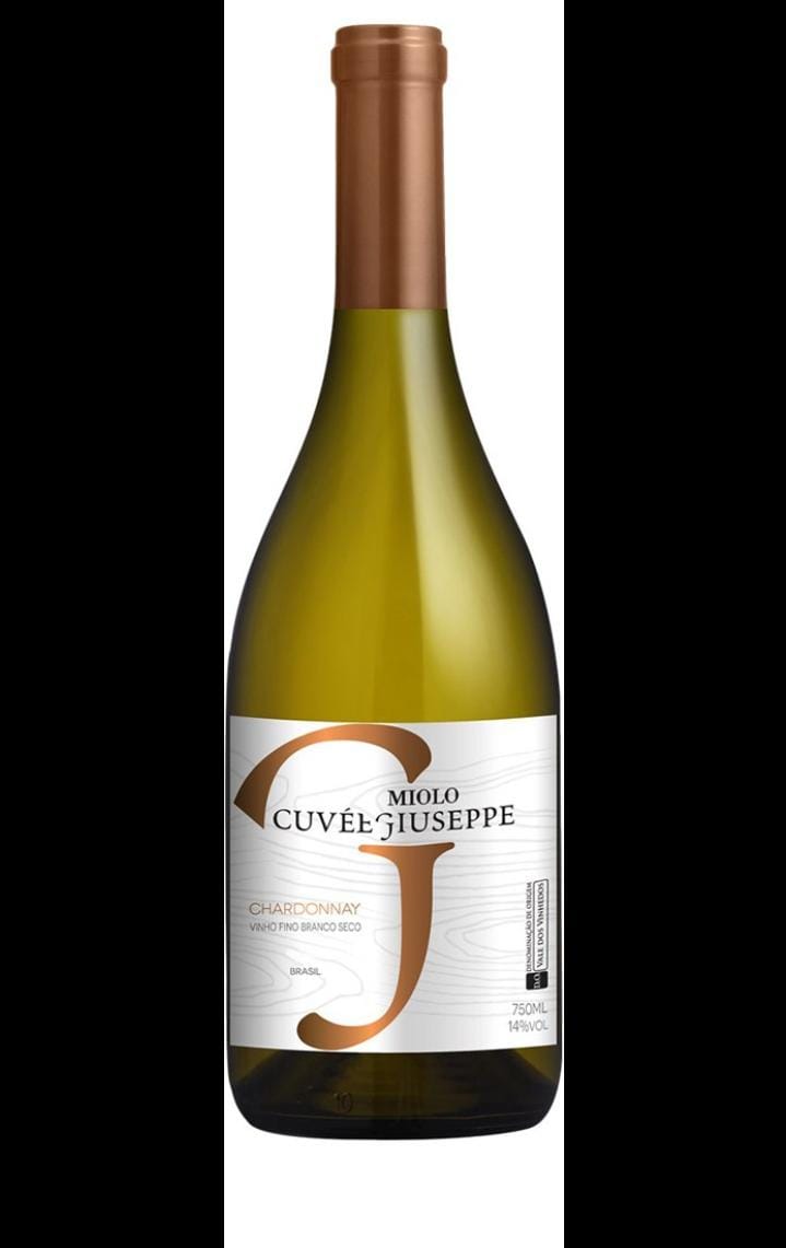 Vinho Branco Miolo Cuvée Giuseppe Chardonnay seco 750ml