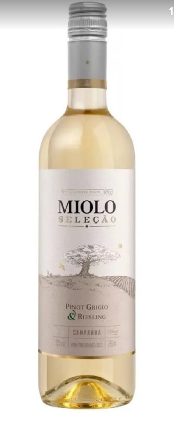 Vinho Miolo seleção Pinot Grigio e riesling