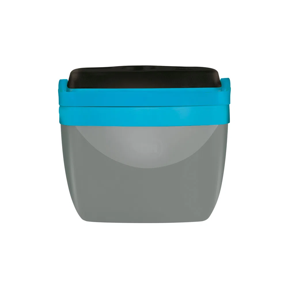  Caixa Térmica de Isopor Mor 12L - Cinza com Azul